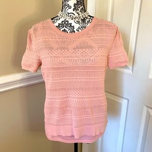 Ralph Lauren, Knit, layered, short sleeve sweater, size XL